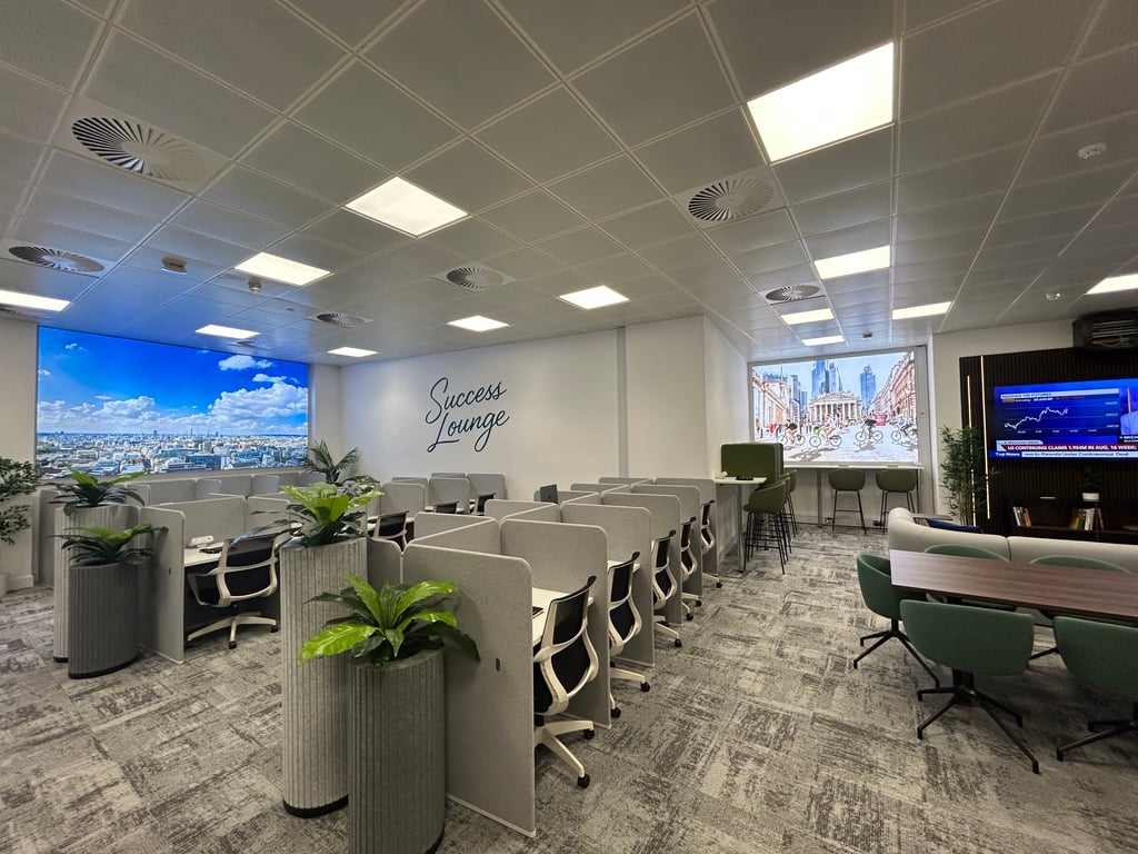 An interior shot of Success Lounge