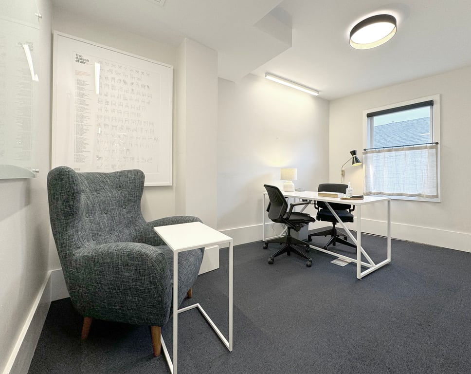 An interior shot of Office 202