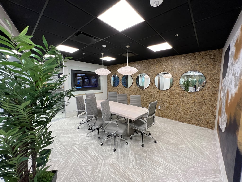 An interior shot of The Smith Boardroom