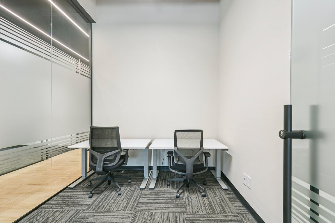 An interior shot of 2 Person Office