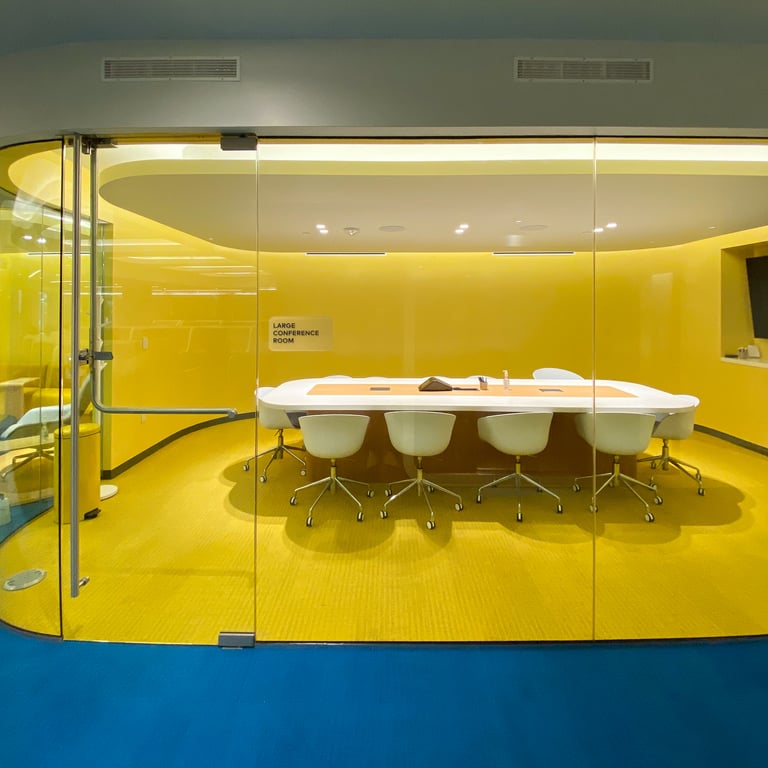 An interior shot of The Large Conference Room