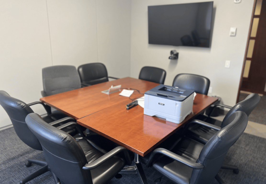 An interior shot of Small Conference Room