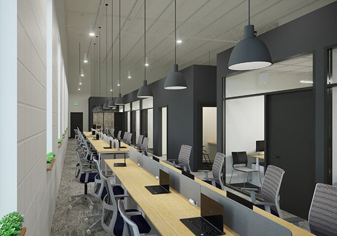 An interior shot of Staples Coworking - Boston