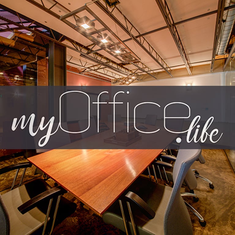 An interior shot of Day work office