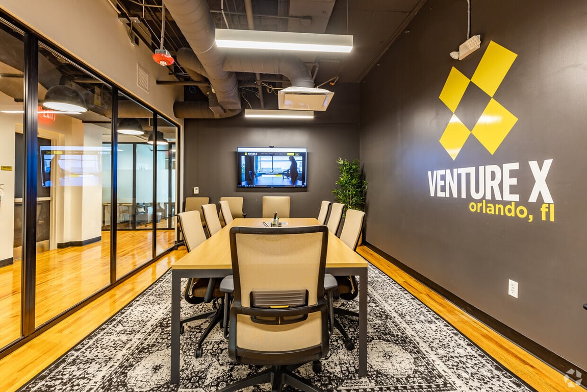 An interior shot of Thornton Park -8 person conference room