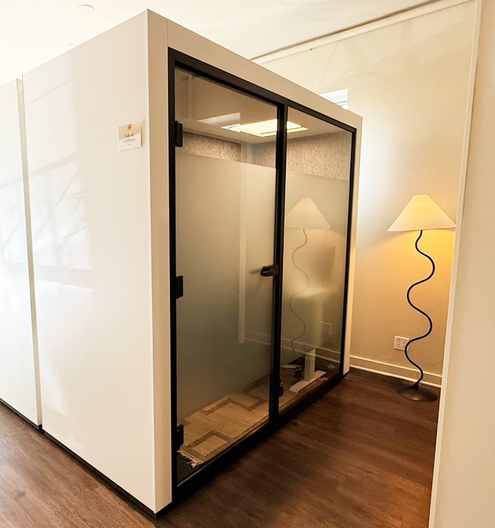 An interior shot of ALCOVE Pod 5 - Vale of Cashmere
