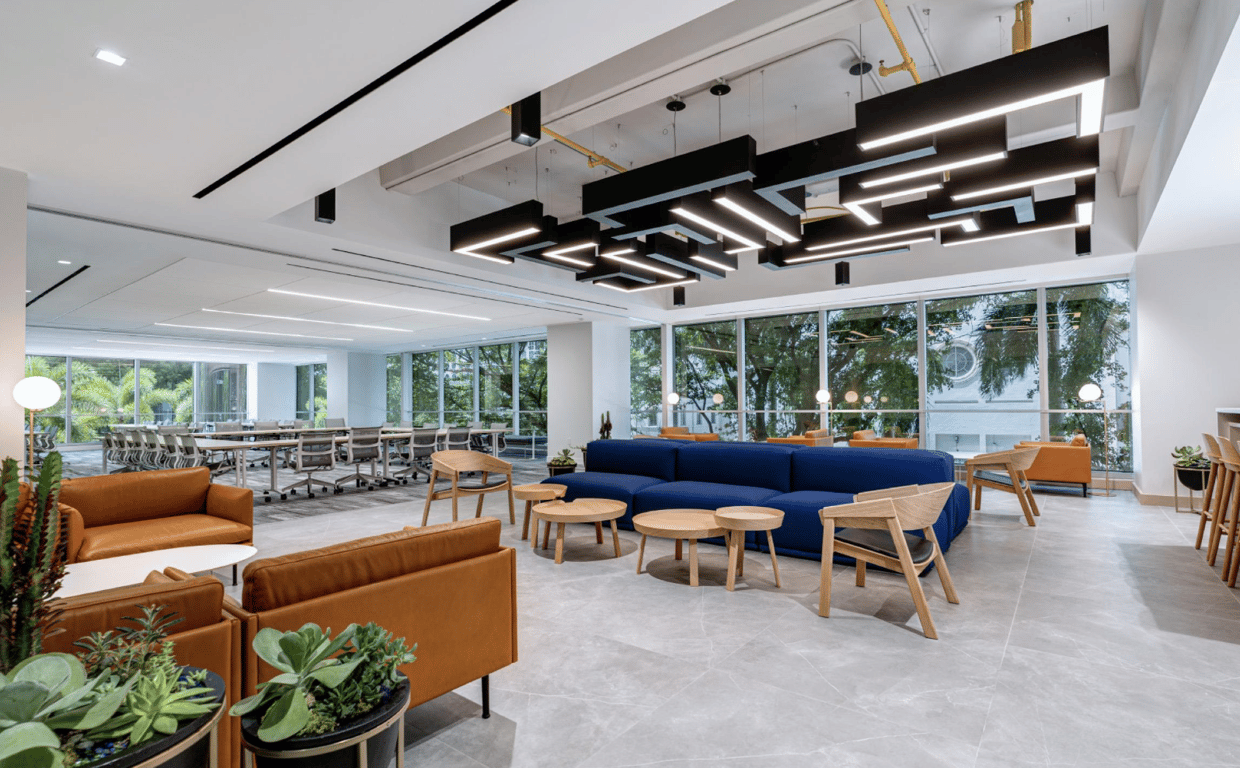 An interior shot of Brickell Conference Center A & B at Office Edge Miami