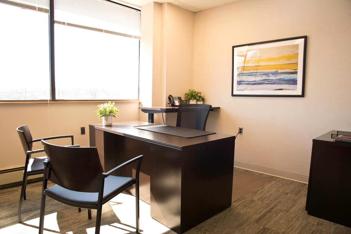 An interior shot of Private Office