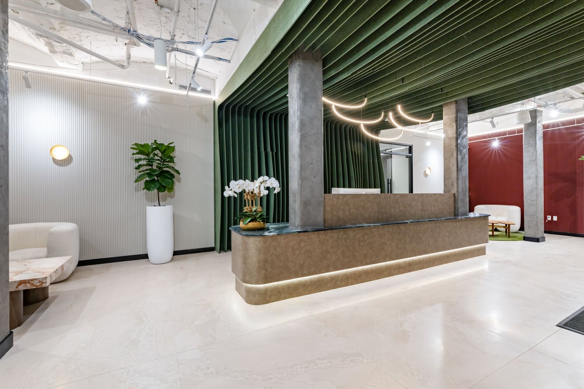 An interior shot of Jay Suites - Downtown Brooklyn
