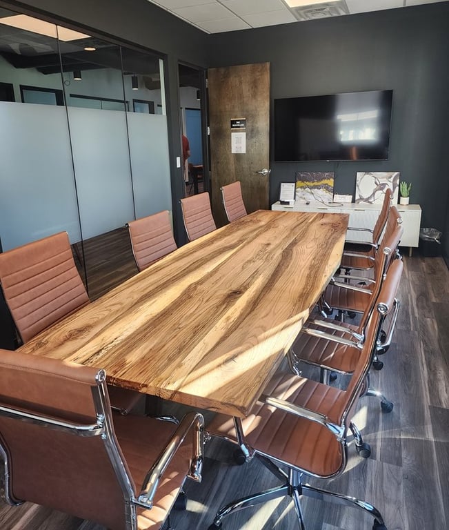 An interior shot of Woodstock's Magellan Conference Room (Floor 2)