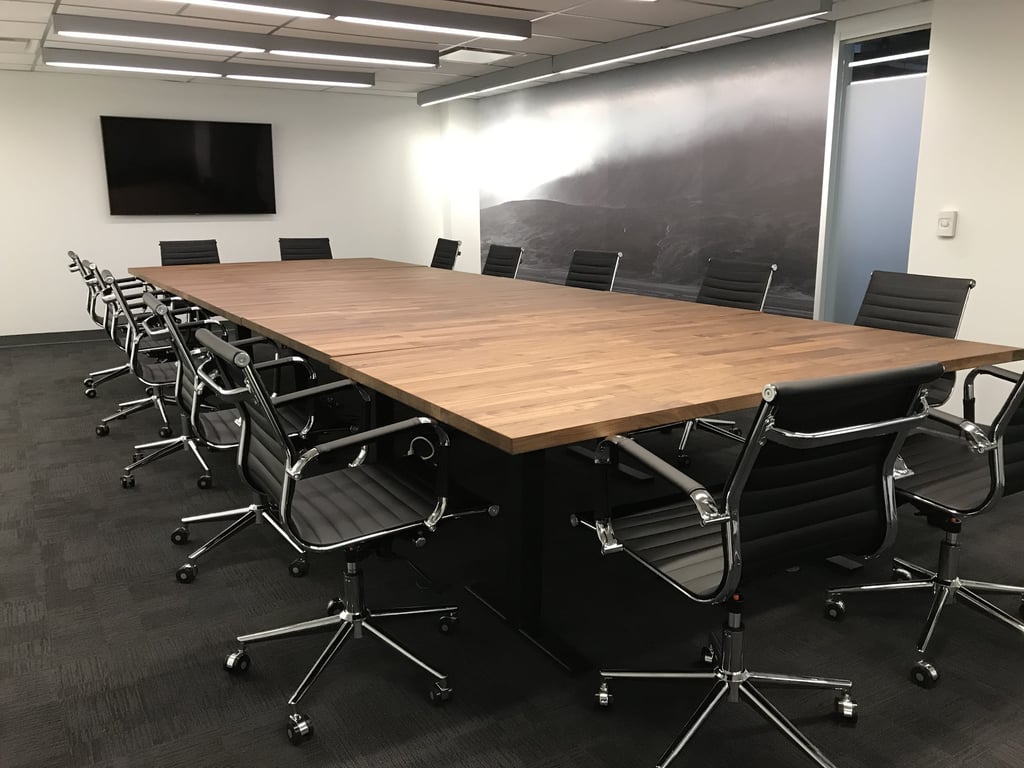 An interior shot of Ace Boardroom