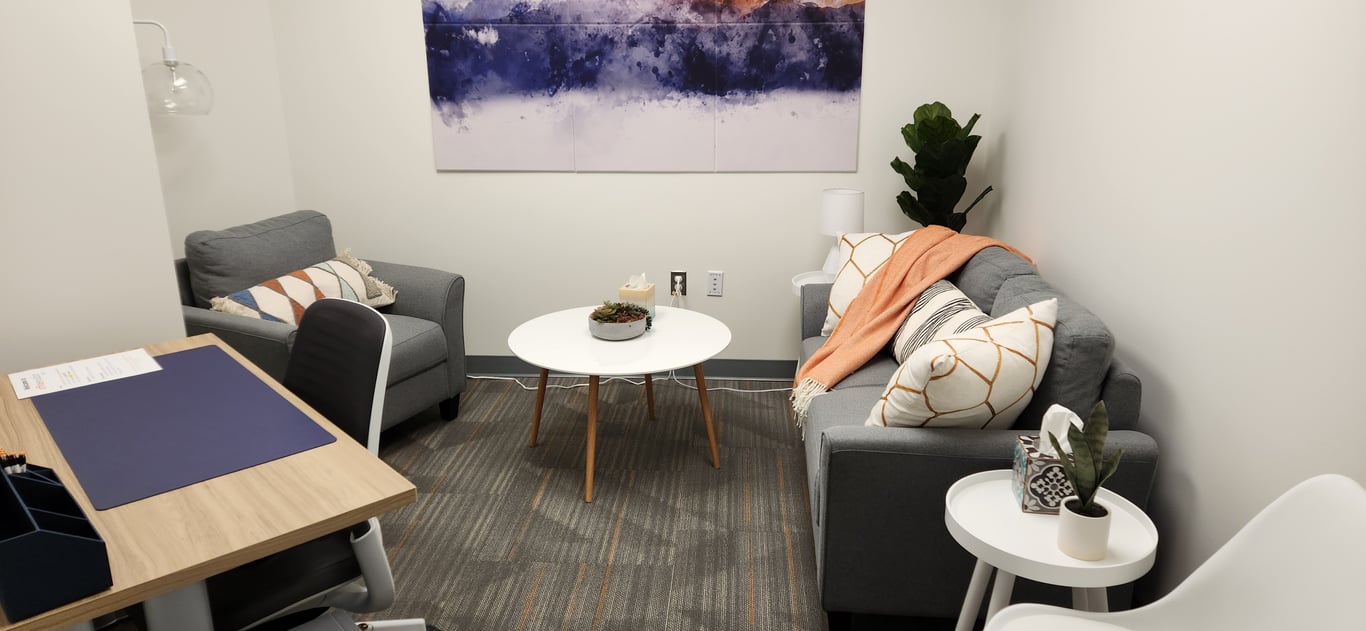 An interior shot of Interior Therapy Conversation Room