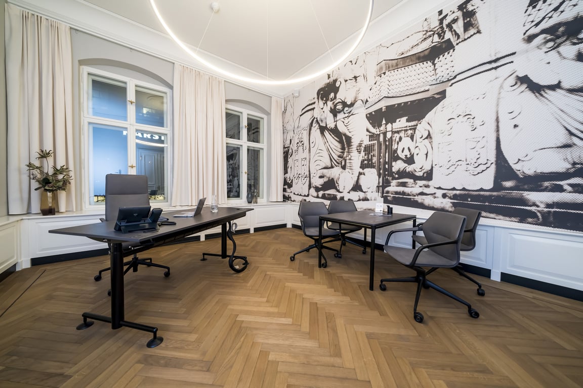 An interior shot of Day Suite "Dr. Carlm Mampe"