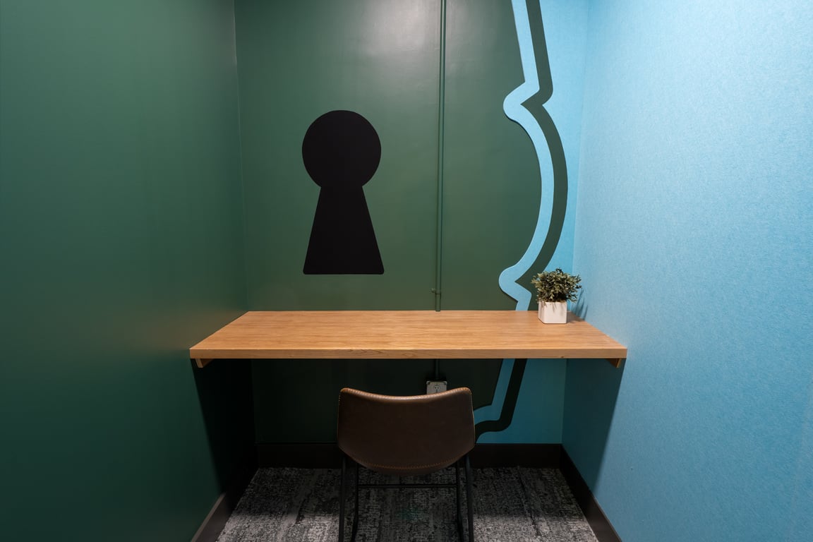 An interior shot of Lock Room