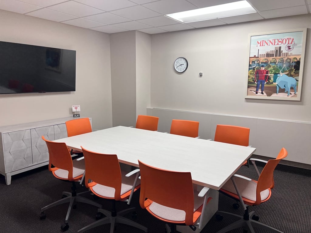 An interior shot of Cahill