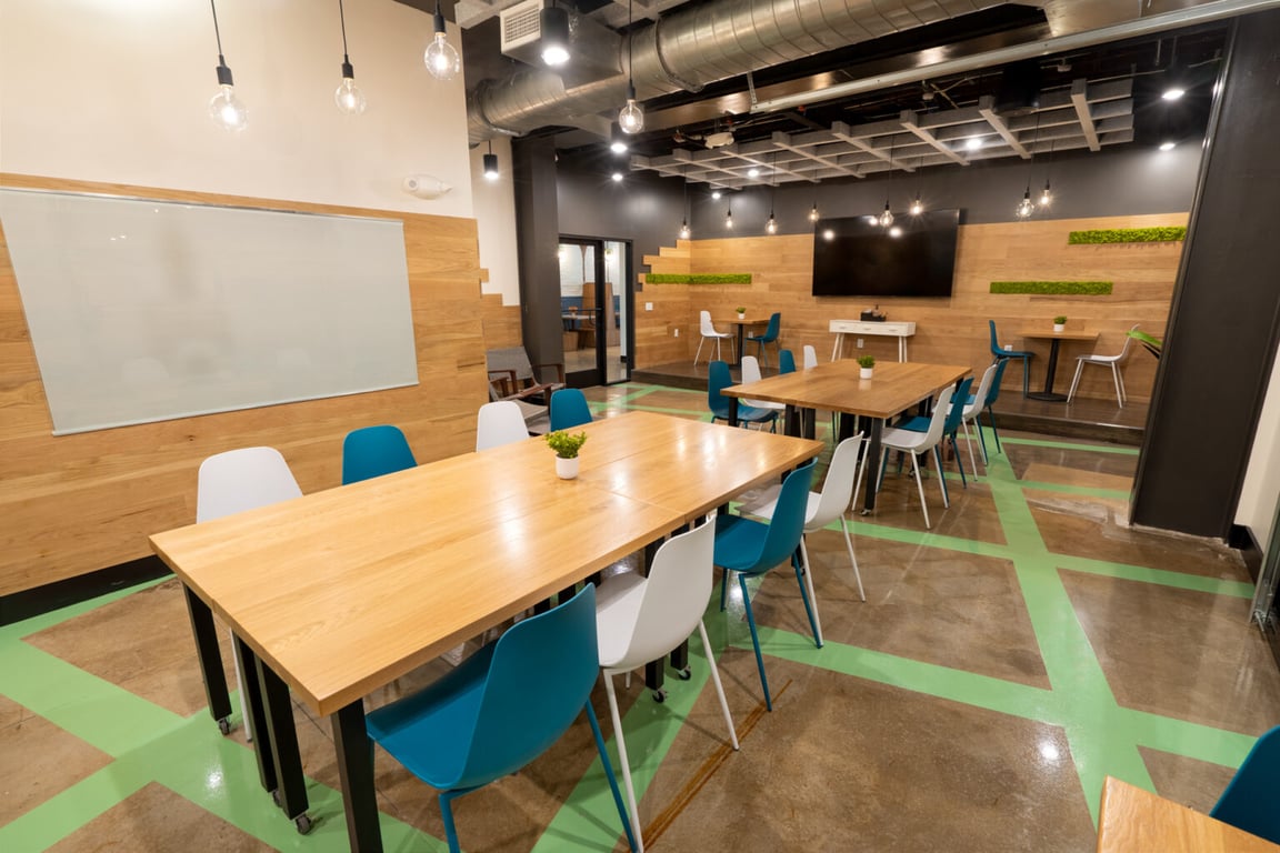 An interior shot of The Breezeway Event Space