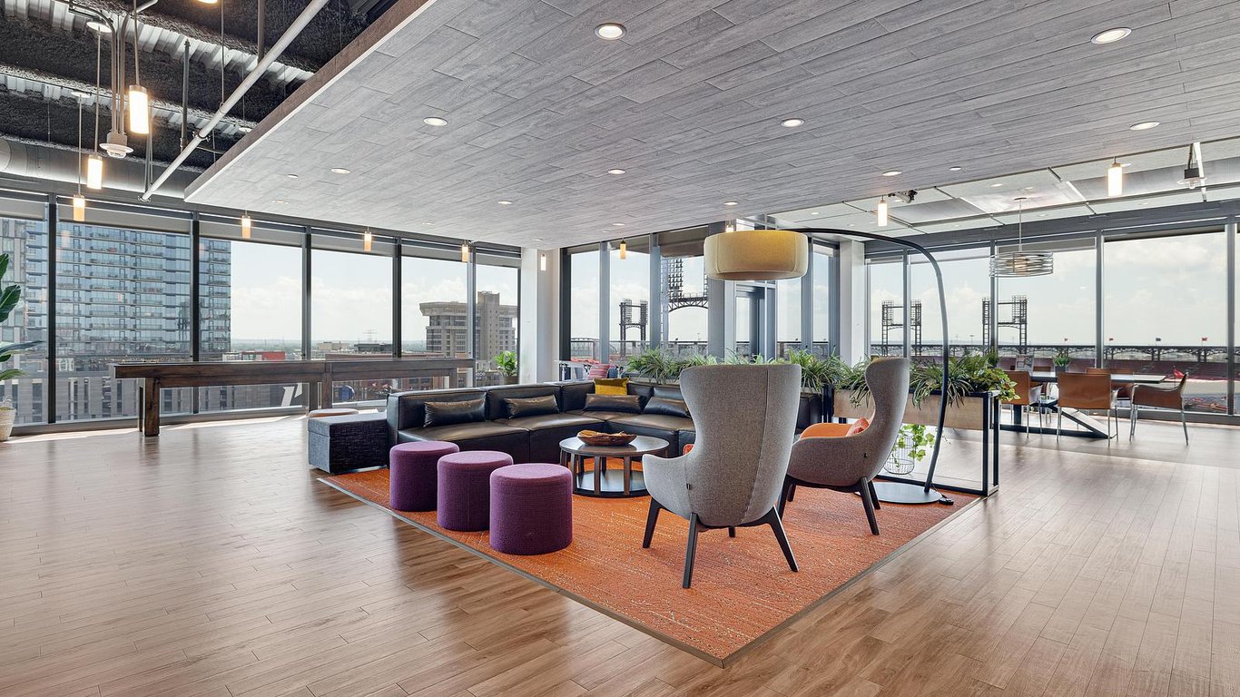 An interior shot of Spark Community Lounge