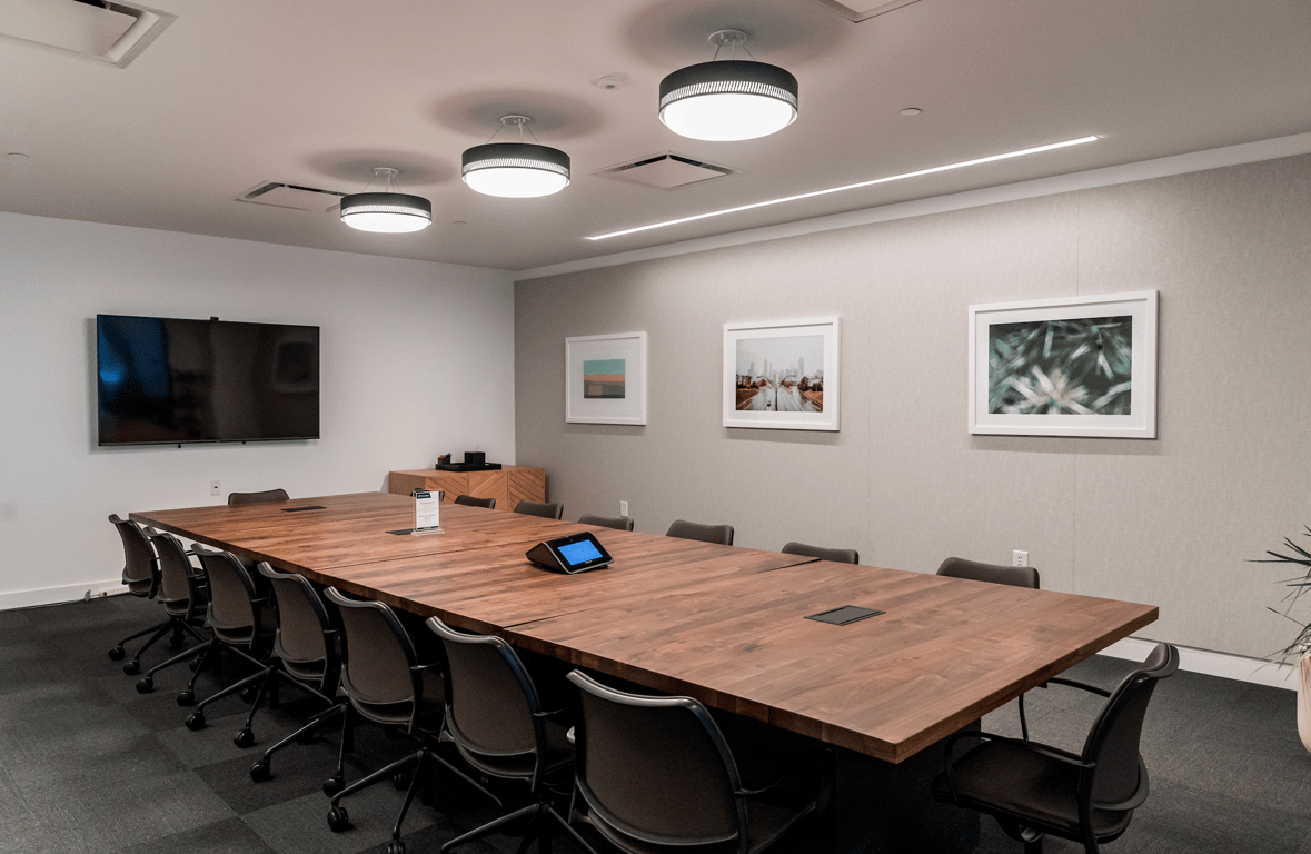 An interior shot of Conference A