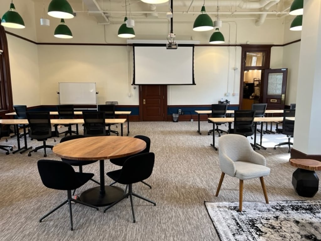 An interior shot of Media Suite 101