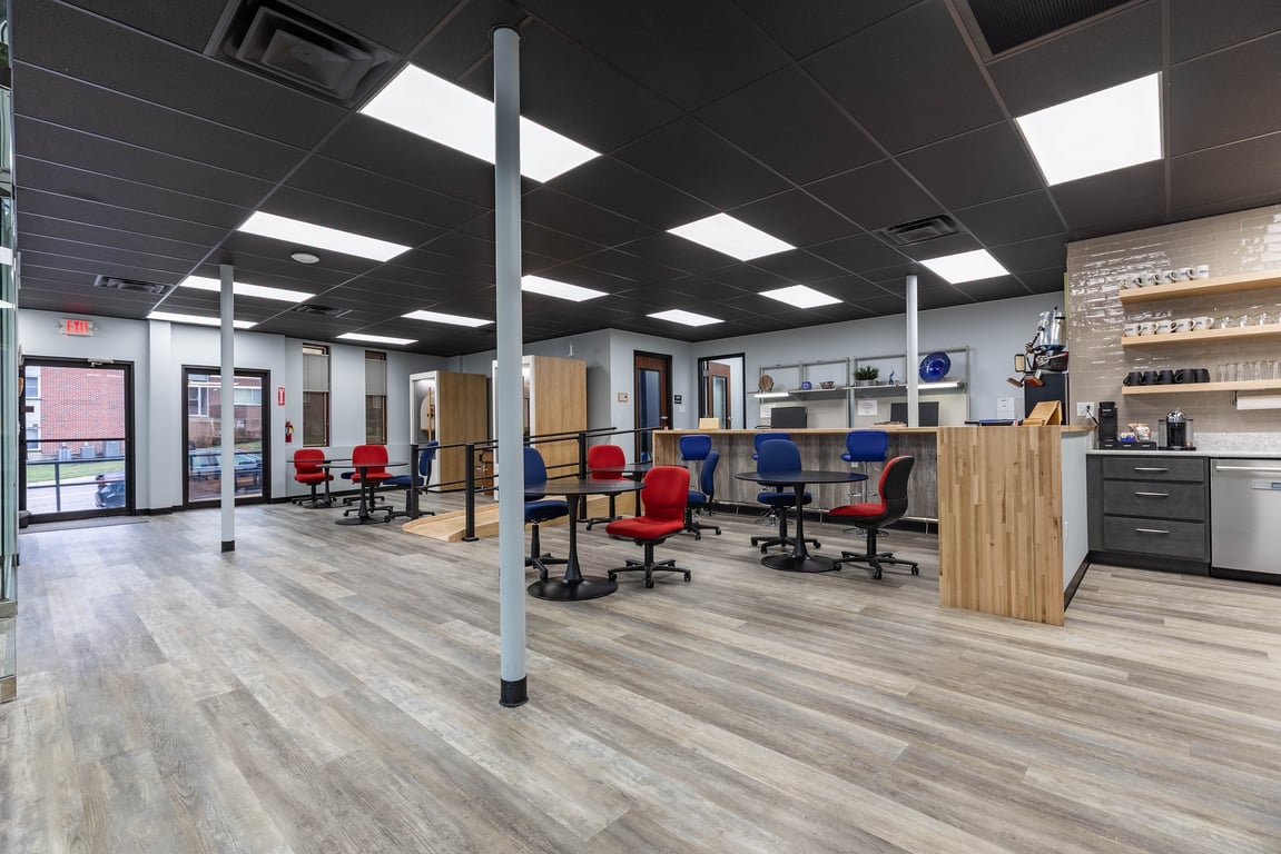 An interior shot of The Annex Workspace Shrewsbury Upstairs Area