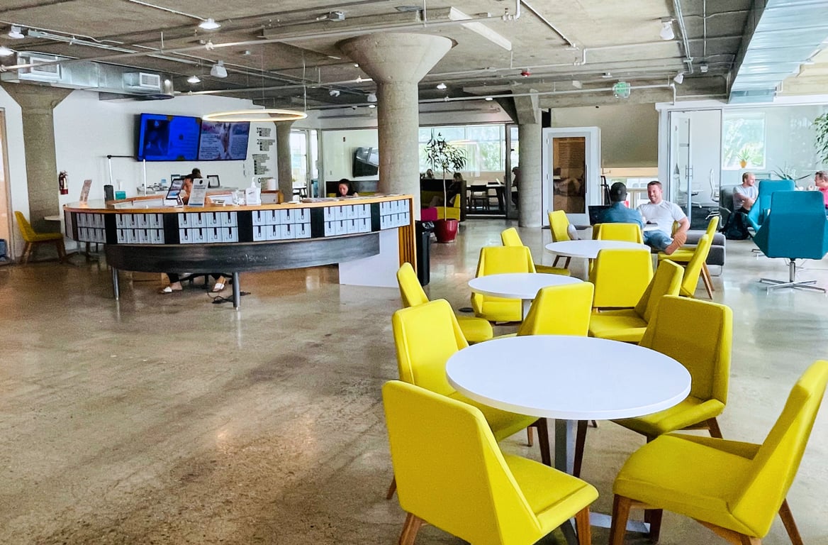 An interior shot of Enterprise Coworking RiNo