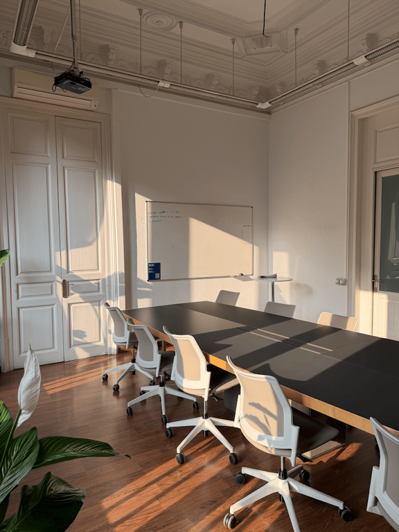 An interior shot of Meeting Room