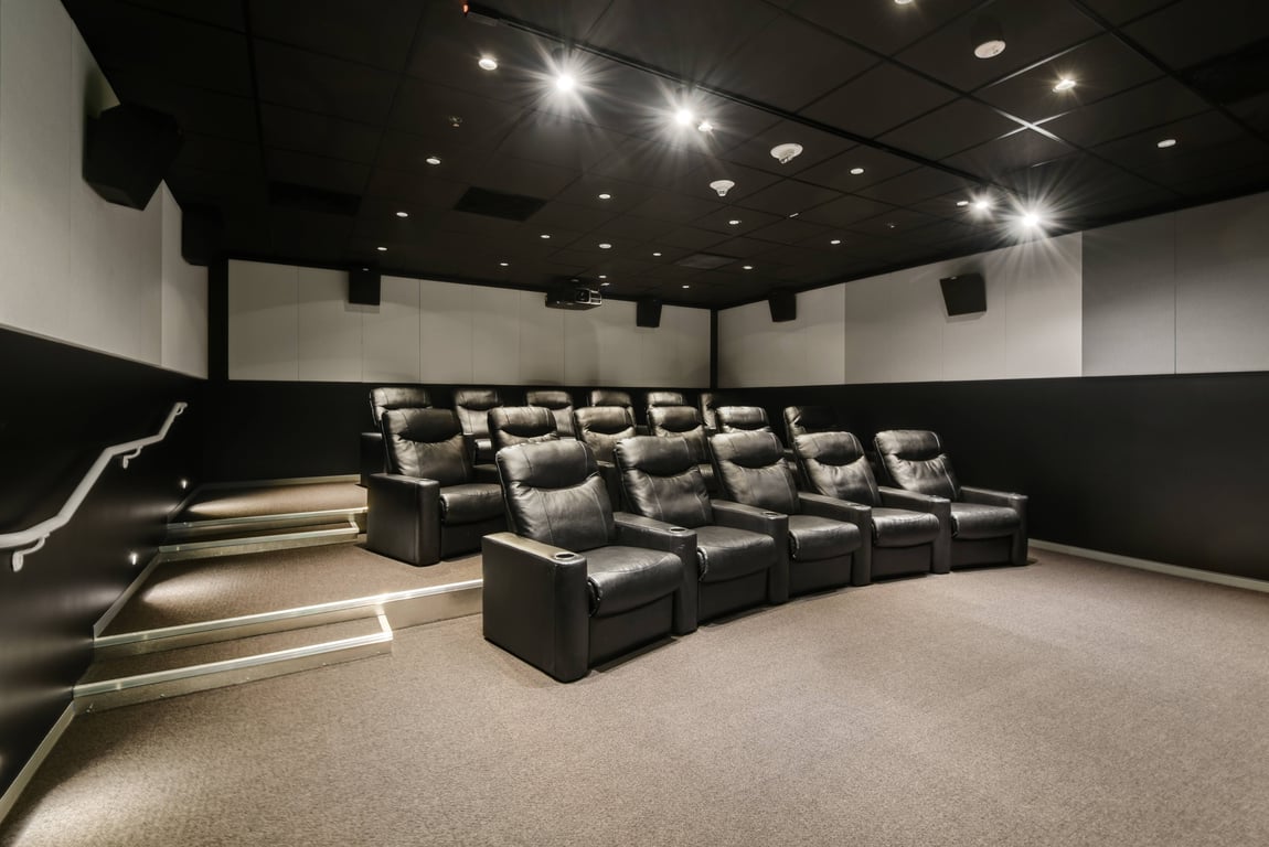 An interior shot of Screen Room