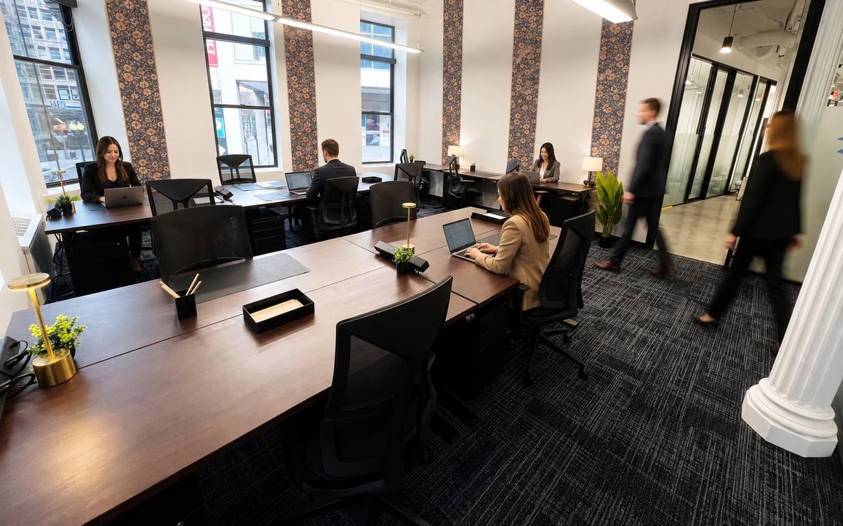 An interior shot of 12 Person Office Downtown 50 Franklin
