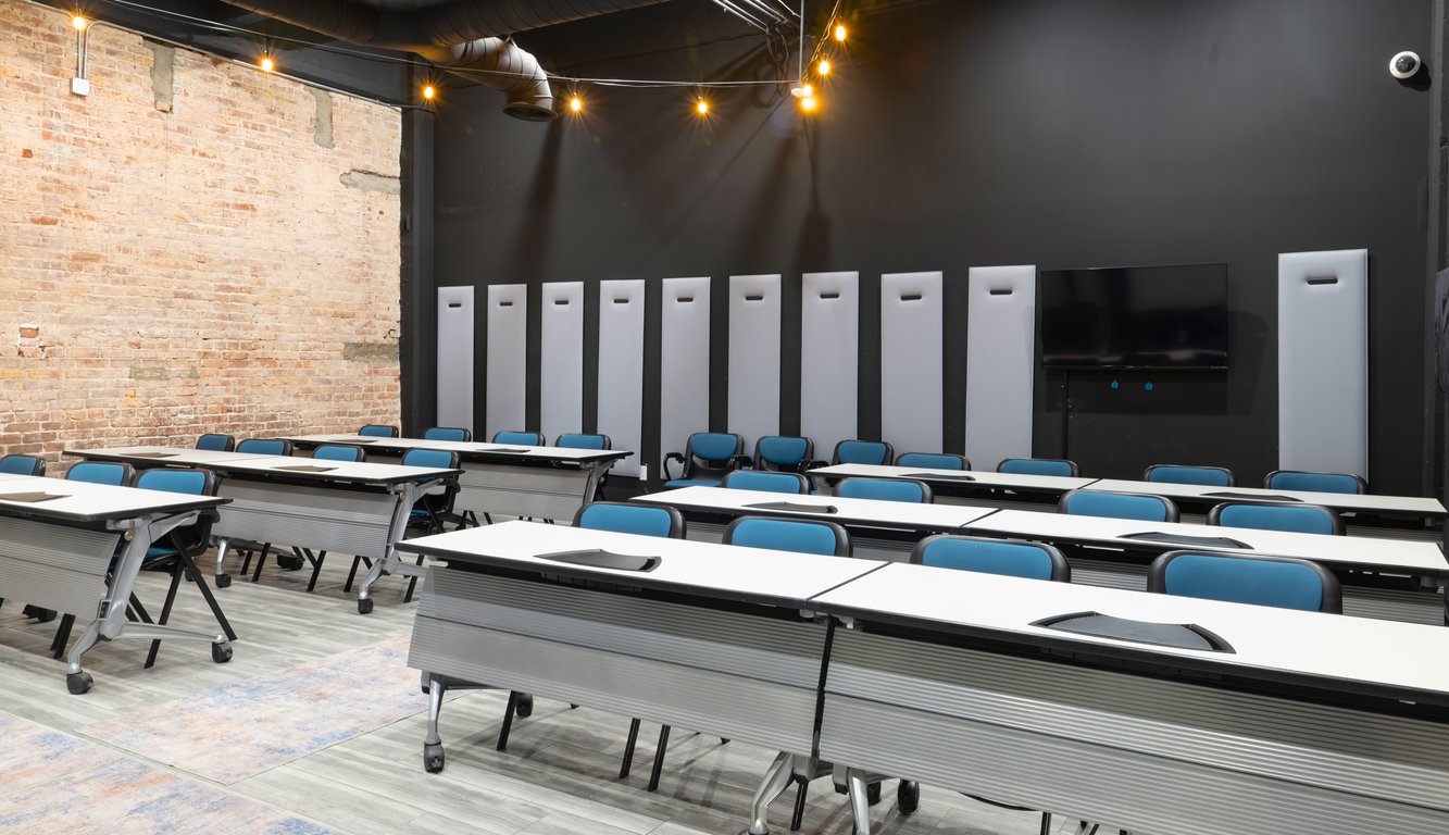 An interior shot of 25 Person Classroom / Training Room in Pasadena