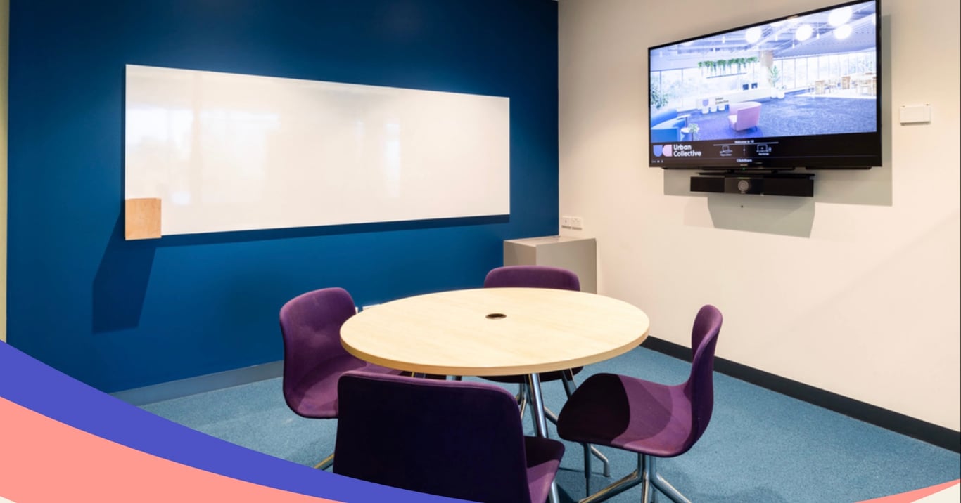 An interior shot of 4 Person Meeting Room