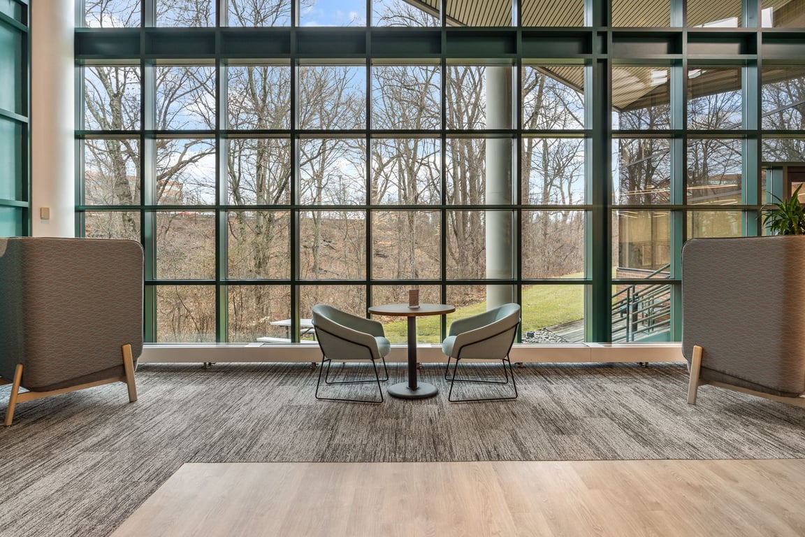An interior shot of Coworking