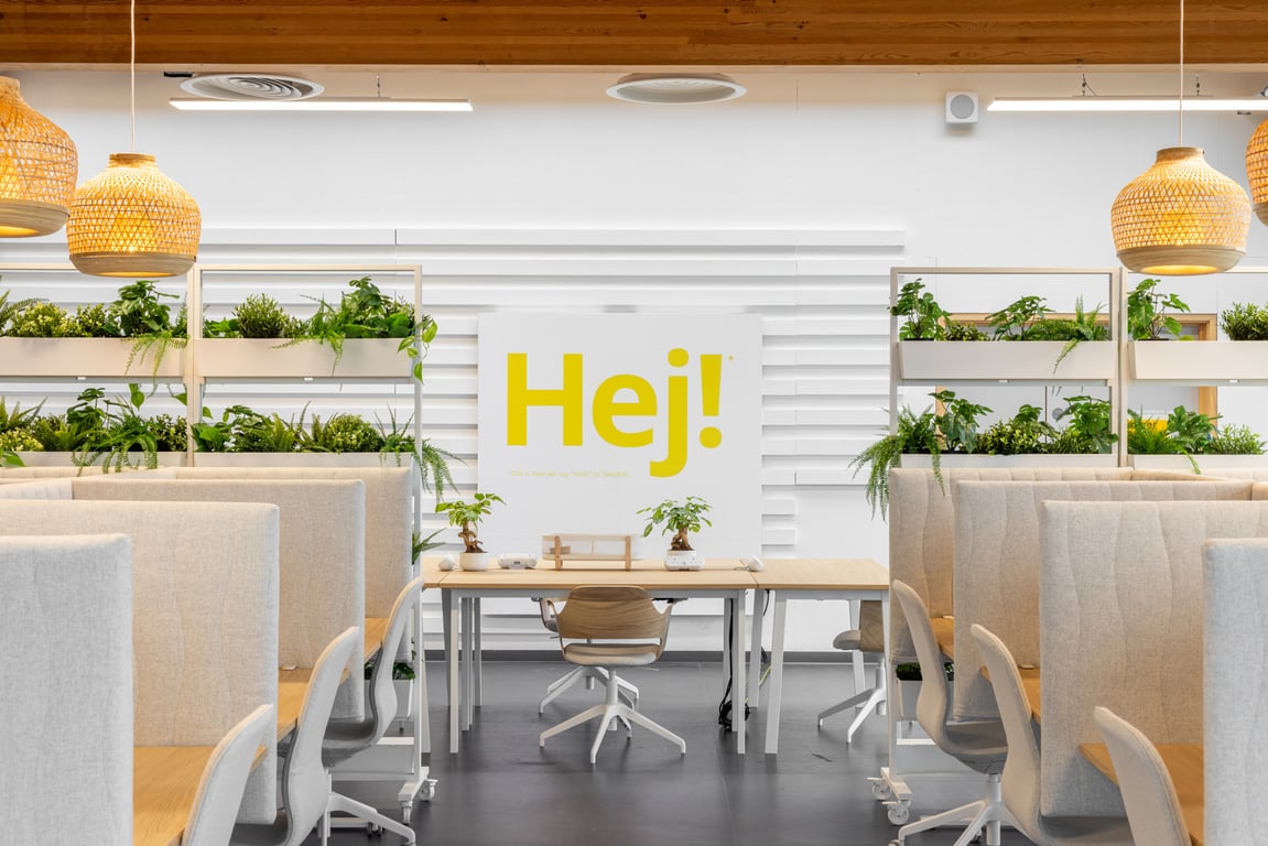 An interior shot of Hej!Workshop Greenwich