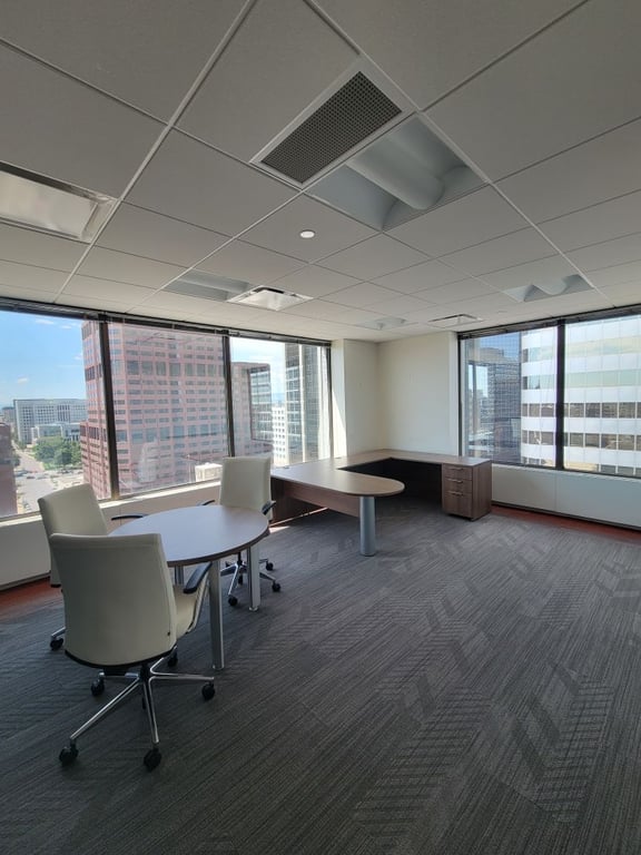 An interior shot of Windowed Private Office for 1-4
