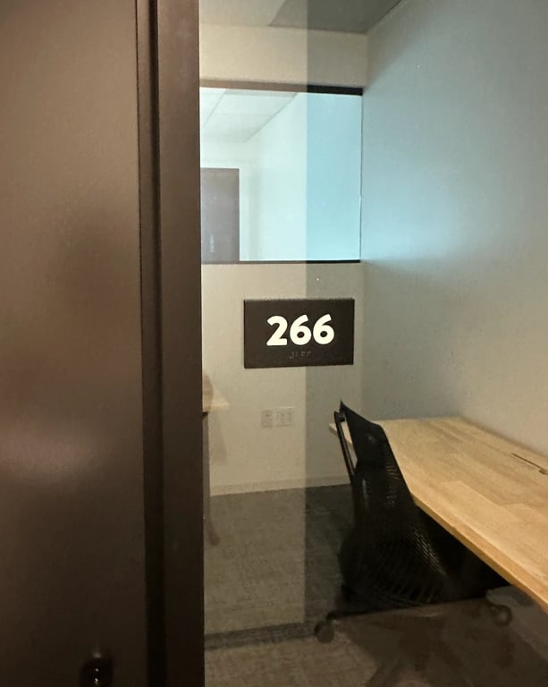 An interior shot of Office 266
