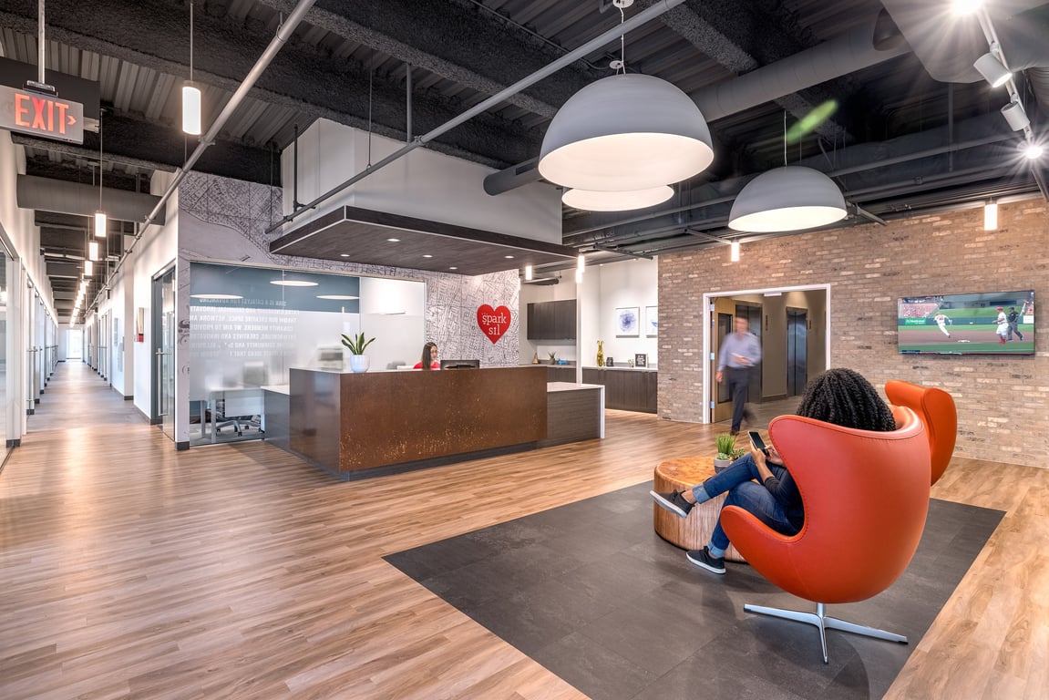 An interior shot of Spark St. Louis