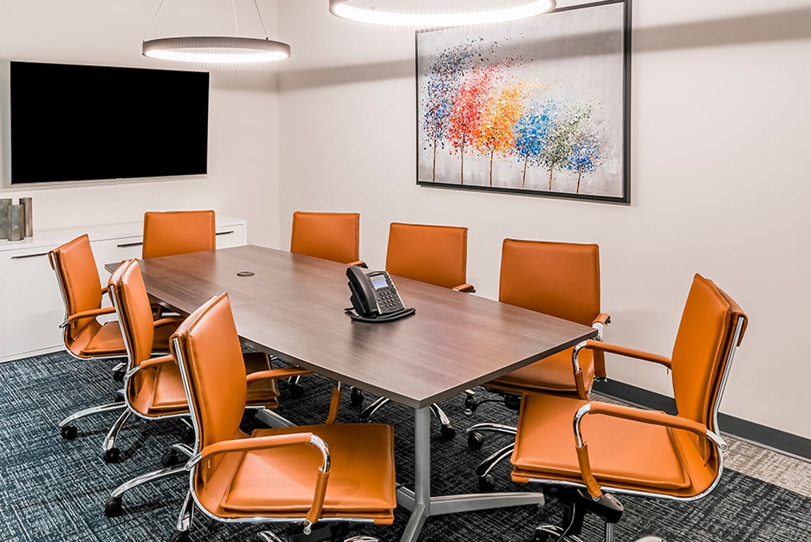 An interior shot of 8 Person Meeting Room - Medium #2