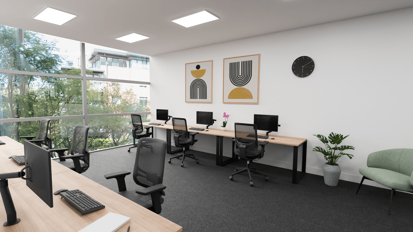 An interior shot of Suite 9