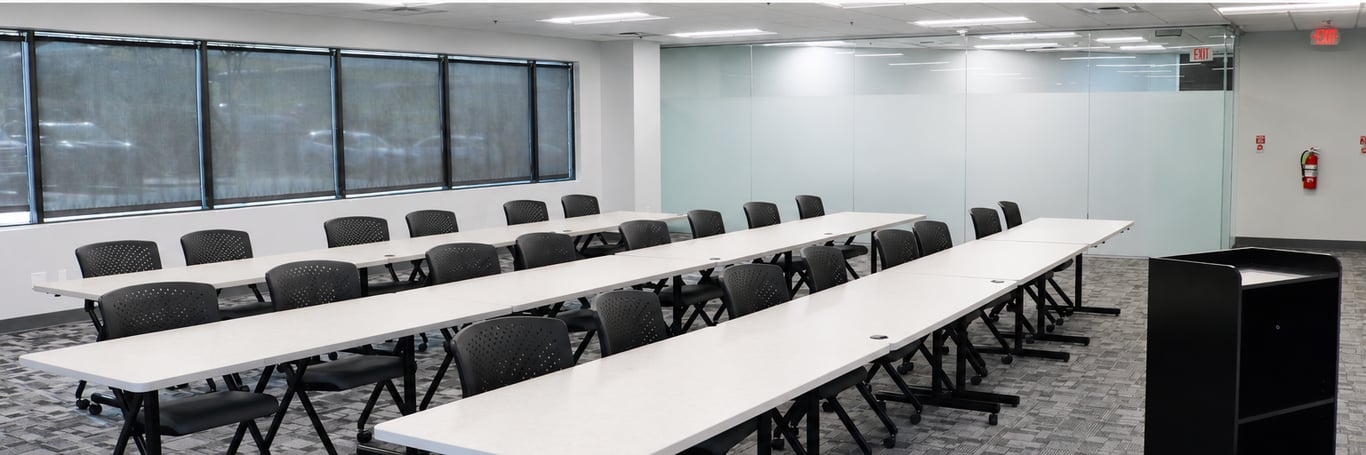 An interior shot of Carpenter Conference Center
