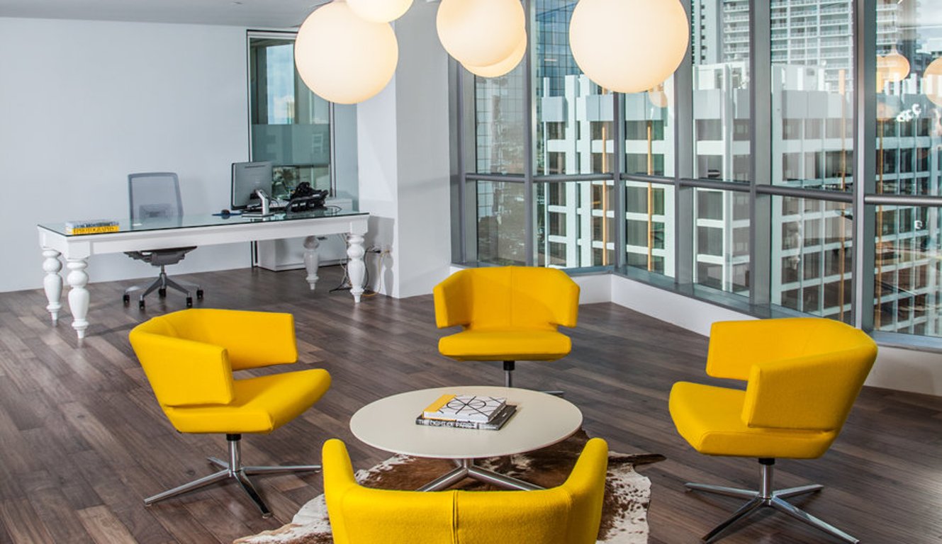 An interior shot of Pipeline Workspaces - Brickell