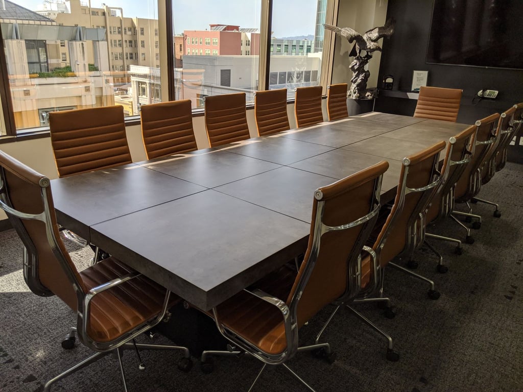 An interior shot of Federal Boardroom