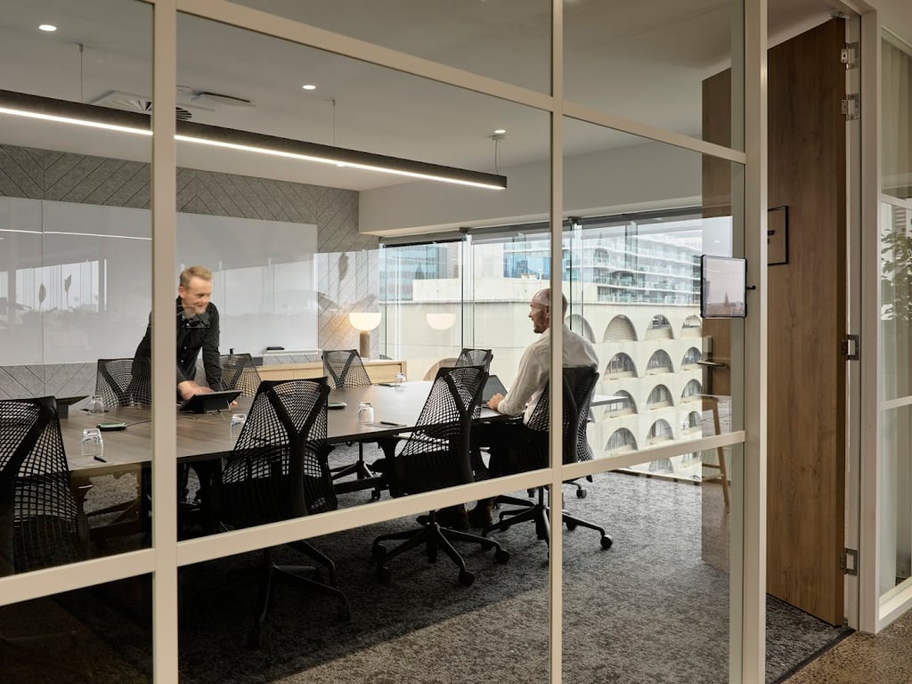 An interior shot of Strategy Space