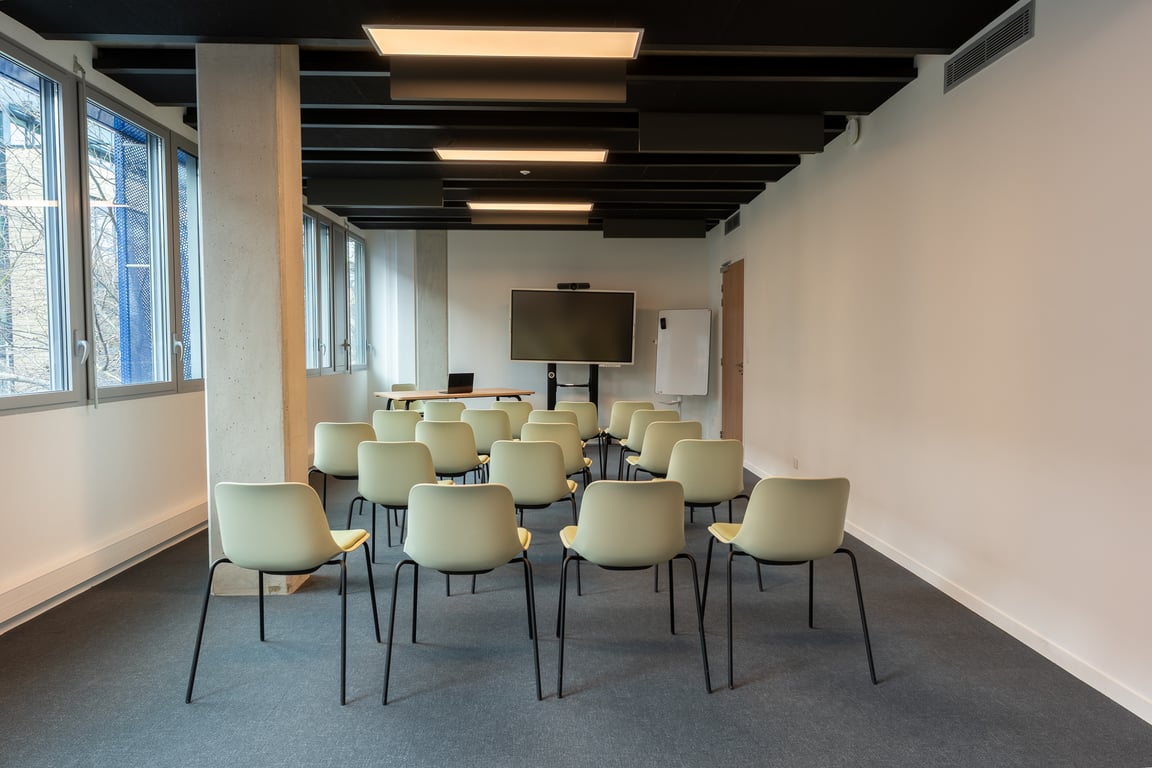 An interior shot of Salle Colbert