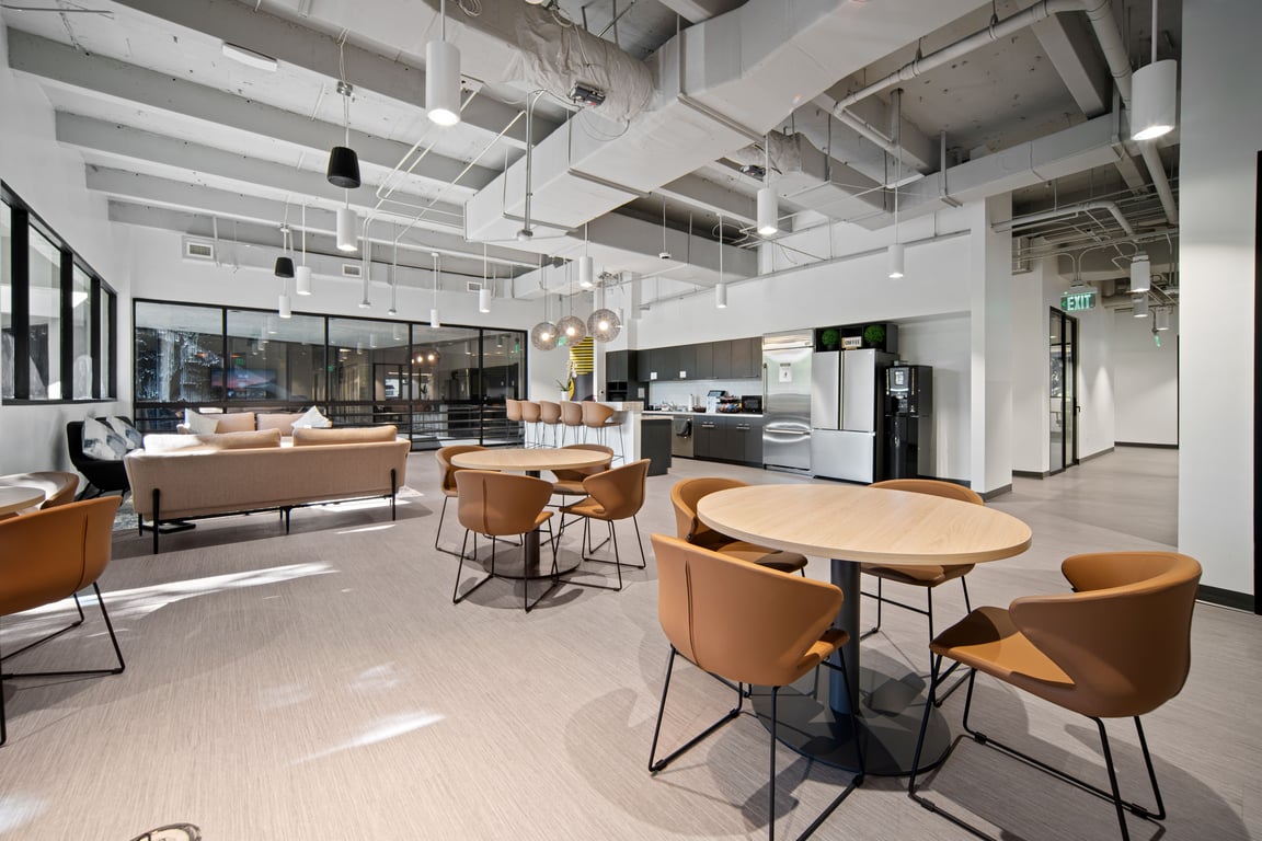 An interior shot of Arbor Cafe and Lounge Space