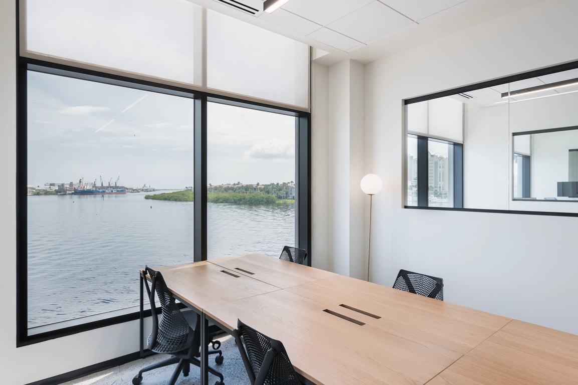 An interior shot of Industrious - Sparkman Wharf