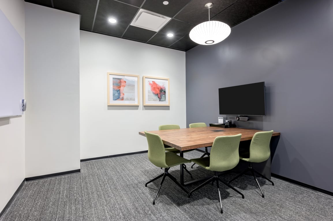 An interior shot of Huddle Room 3-B