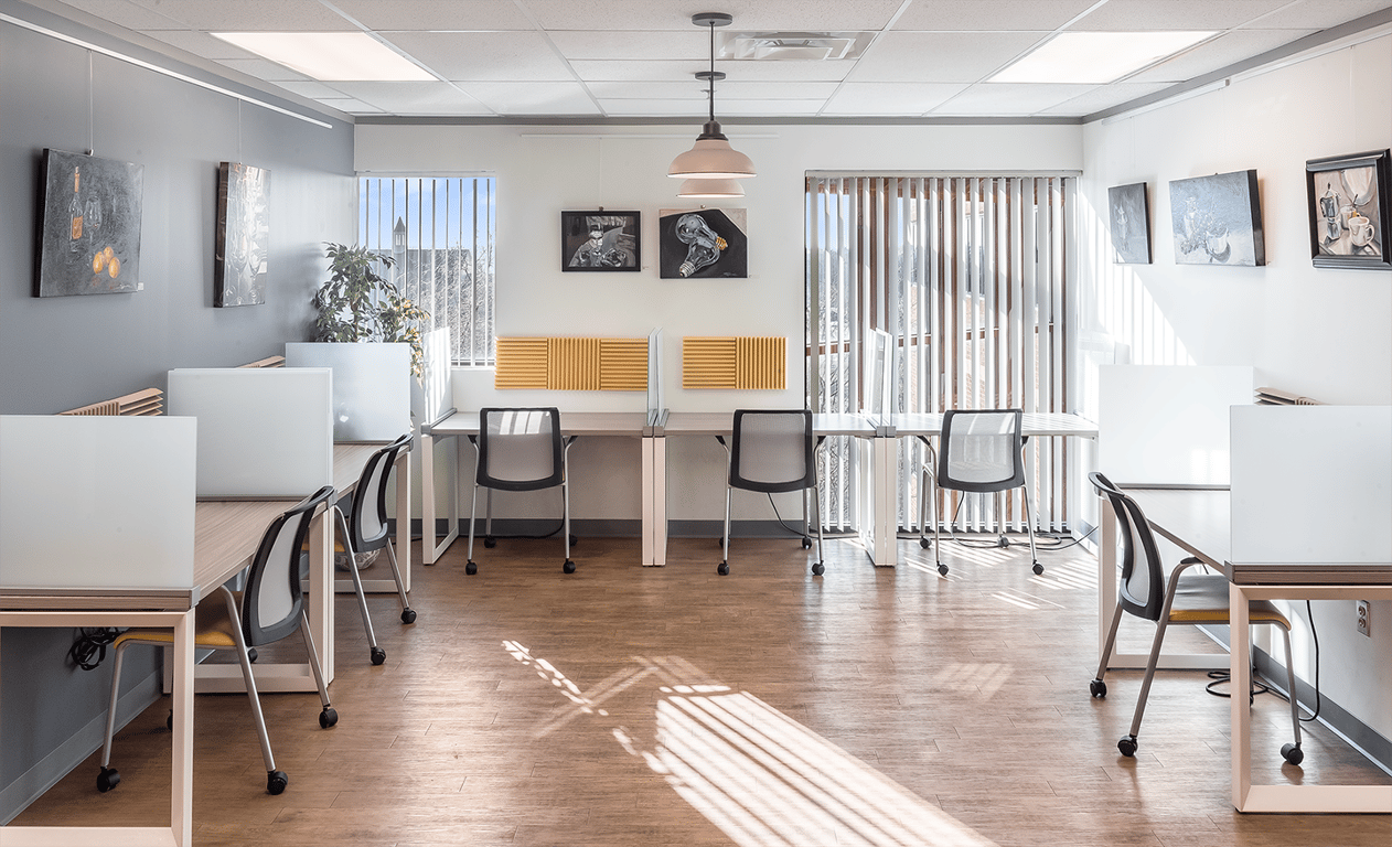 An interior shot of Office Evolution - Ann Arbor