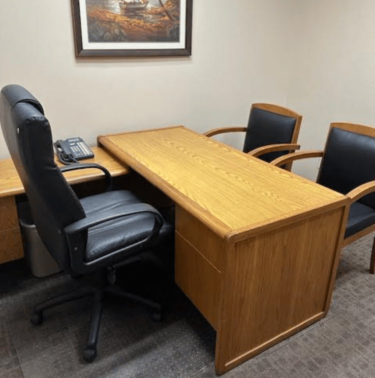 An interior shot of Private Office Suite #132