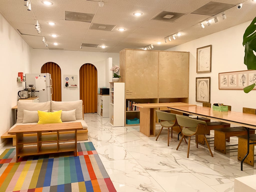 An interior shot of March April Studio