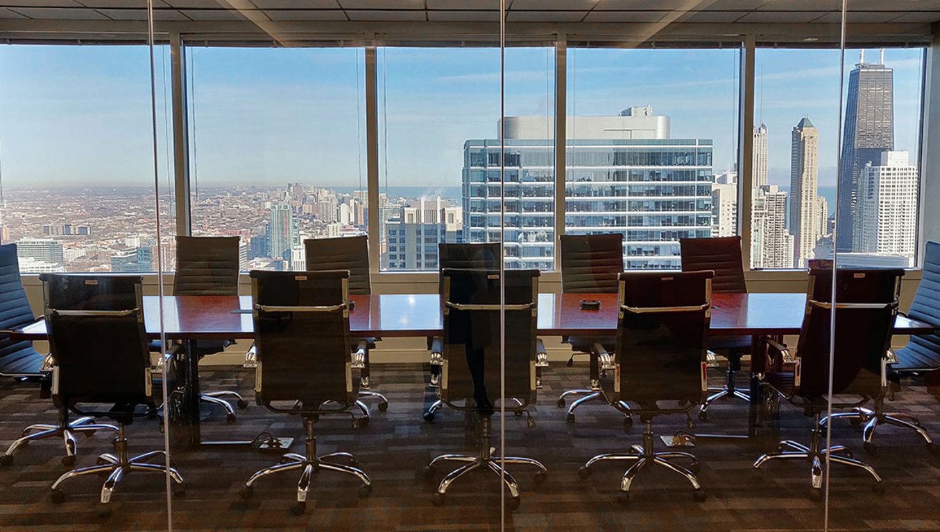 An interior shot of Amata - 77 West Wacker