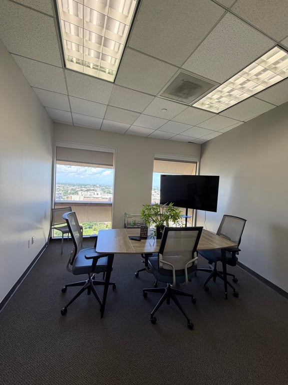 An interior shot of Private Conference Room